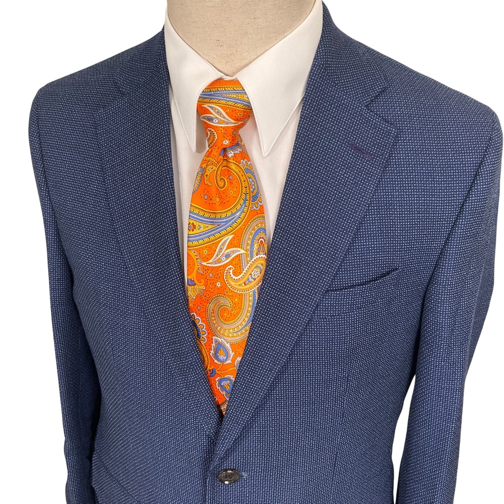 Ted Baker Blazer Mens 40R Blue Jay Endurance Wool Sport Jacket